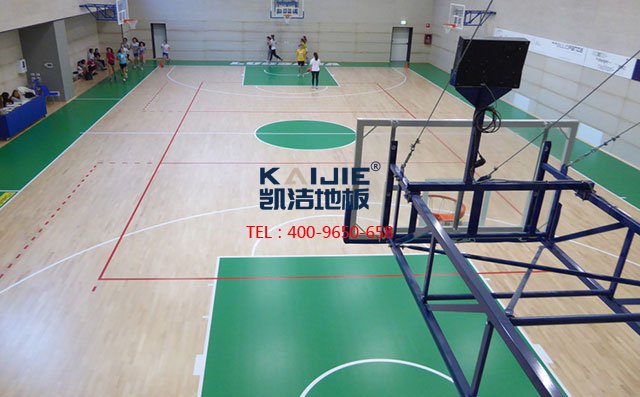 羽毛球館專用運(yùn)動木地板——凱潔地板