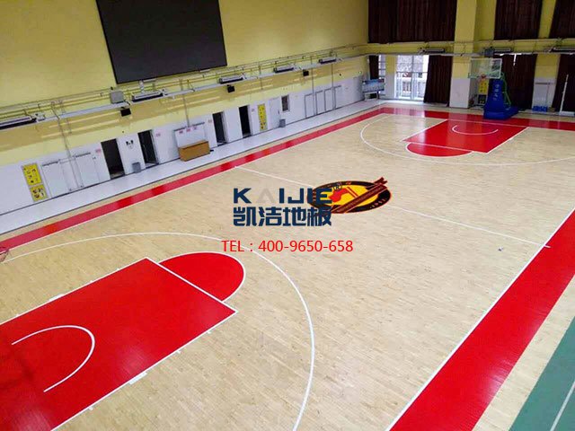 體育館專用運(yùn)動(dòng)木地板廠家價(jià)格——?jiǎng)P潔體育木地板