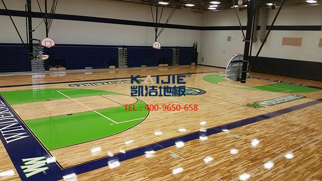 籃球館專用體育木地板廠家——?jiǎng)P潔體育木地板
