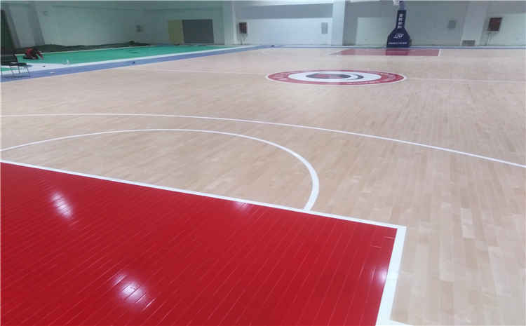 山東宇信公司員工活動中心籃球木地板項(xiàng)目